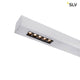 Q-Line LED Deckenaufbauleuchte 2m Silber 3000K mit sechs integrierten LED-Leuchten in einem modernen Design.