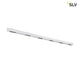 Q-Line LED Deckenaufbauleuchte 2m Silber 4000K mit schlankem, modernem Design in Weiß.