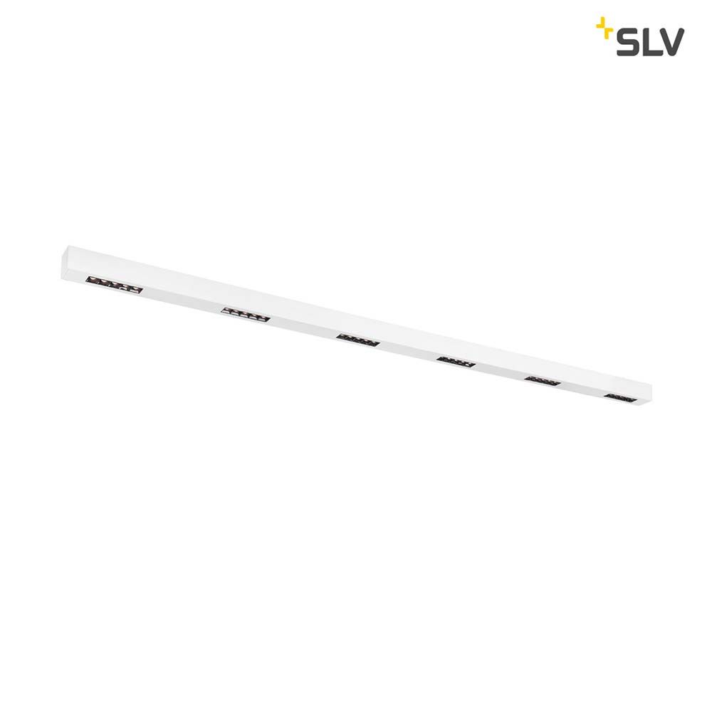 Q-Line LED Deckenaufbauleuchte 2m in Weiß, ideal für Bildschirmarbeitsplätze, dimmbar und moderne Beleuchtungslösung.