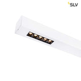 Q-Line LED Deckenleuchte 2m in Weiß mit 6 warmweißen LEDs und modernem Design für optimale Beleuchtung.
