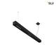 Q-Line LED Pendelleuchte 1m Schwarz 3000K mit hohem Lichtoutput und TRIAC dimmbaren Treiber.