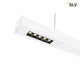 Q-Line LED Pendelleuchte 1m Weiß 4000K mit sechs LED-Leuchten im modernen Design.