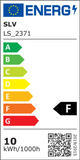 Q-Line LED Pendelleuchte 2m Schwarz 3000K (4)