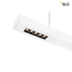 Q-Line LED Pendelleuchte 2m Weiß 3000K mit mehreren LED-Lichtquellen und schickem Design.