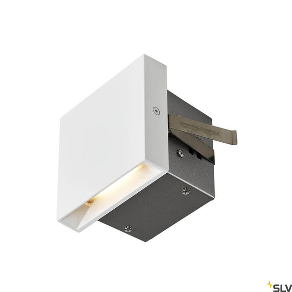 Quad Frame LED Wandeinbauleuchte Weiß, blendfreie LED-Einbauleuchte für Gehwege und Treppen