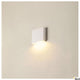 Quad Frame LED Wandeinbauleuchte in Weiß, blendfreie Beleuchtung für Gehwege und Treppen.