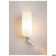 Quadrass LED Wandaufbauleuchte mit warmweißer LED-Leuchte und blendfreiem Lichtdesign.
