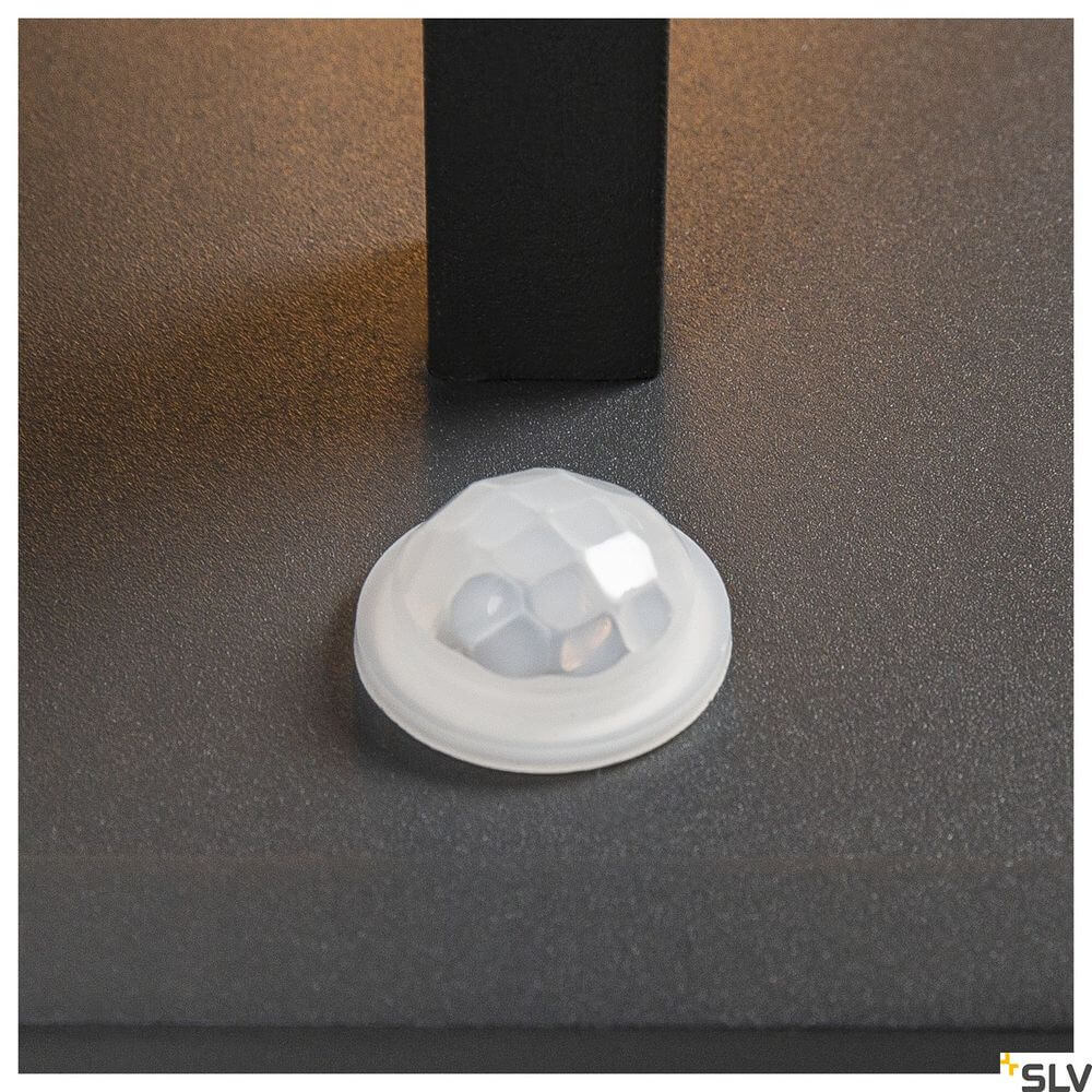 Quadrulo Sensor E27 Außen-Wandlampe Anthrazit