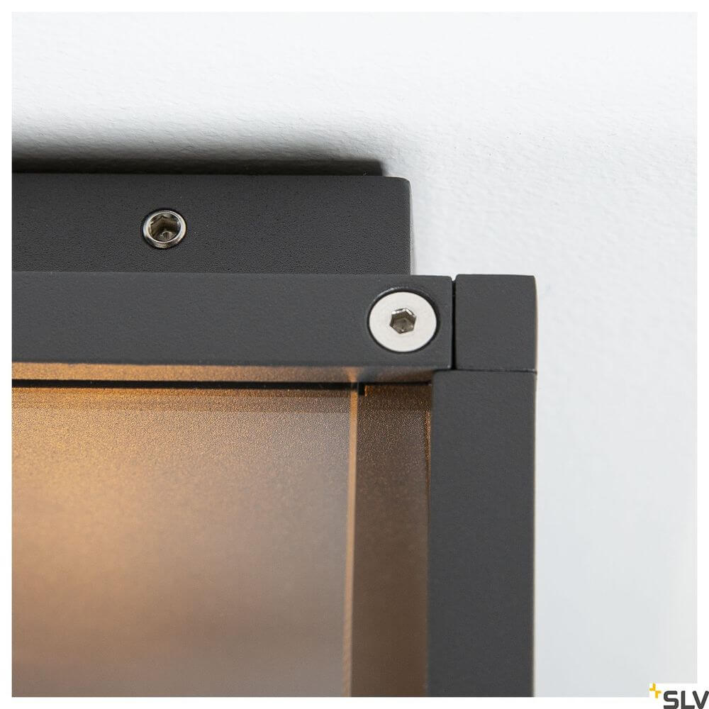 Quadrulo Sensor E27 Außen-Wandlampe Anthrazit