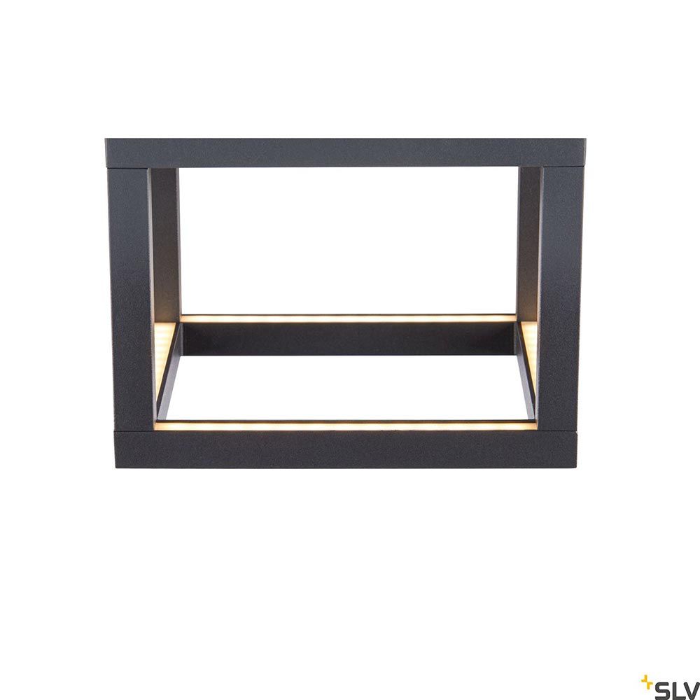 Quadrulo XS LED outdoor ceiling light anthracite