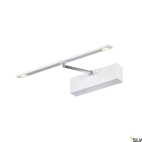 Retrato D wall light 3000K white with modern design and two light sources, ideal for room lighting.