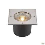 Rocci 200 LED Bodeneinbauleuchte 120° mit Edelstahlblende und Einbautopf für den Außenbereich