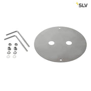 Rox Acryl Betonaker, graue Betonverankerung mit Befestigungsmaterial und Montagezubehör, Draufsicht