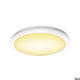 Ruba Outdoor LED Wand- & Deckenaufbauleuchte Weiß CCT mit warmem Licht und flacher Bauweise