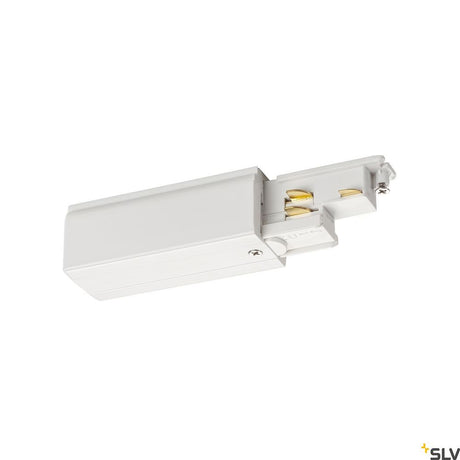 S-Track Dali Einspeiser Rechts Weiß für Hochvolt 3-Phasen-Schienen-System, DALI-kompatibel, Endeinspeiser von SLV