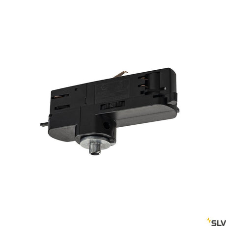 S-Track Dali Leuchtenadapter Schwarz für 3-Phasen Hochvolt-Schienen-System, schwarzer SLV Polycarbonat-Adapter