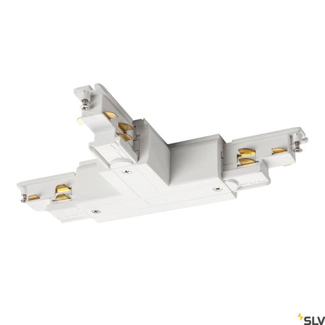 S-Track Dali T-Verbinder Links Weiß für Schienensystem, weißer 3-Wege-Verbinder für LED-Beleuchtung