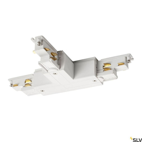 S-Track Dali T-Verbinder Rechts Weiß - elektrischer Verbinder für Beleuchtungssysteme in Weiß.