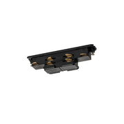 S-Track Dali Verbinder Schwarz, starrer DALI-kompatibler Verbinder für Hochvolt 3Phasen-Aufbauschienen-System