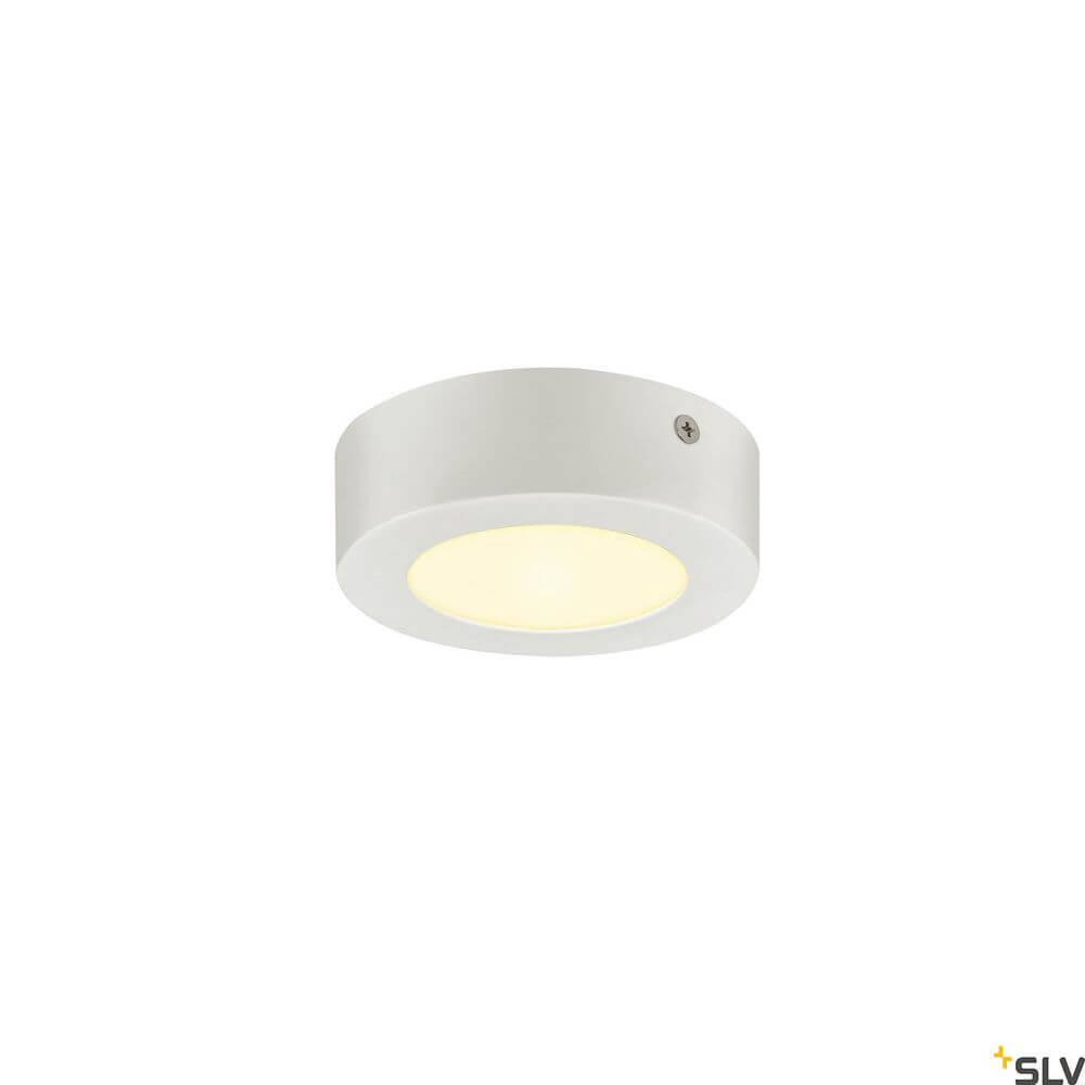 Senser 12 LED Deckenlampe 3000K Rund Weiß in elegantem Design und warmweißem Licht.
