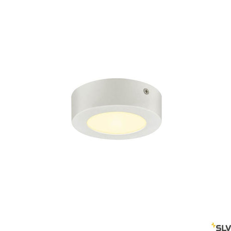 Senser 12 LED ceiling lamp 3000K round white in an elegant design and warm white light.