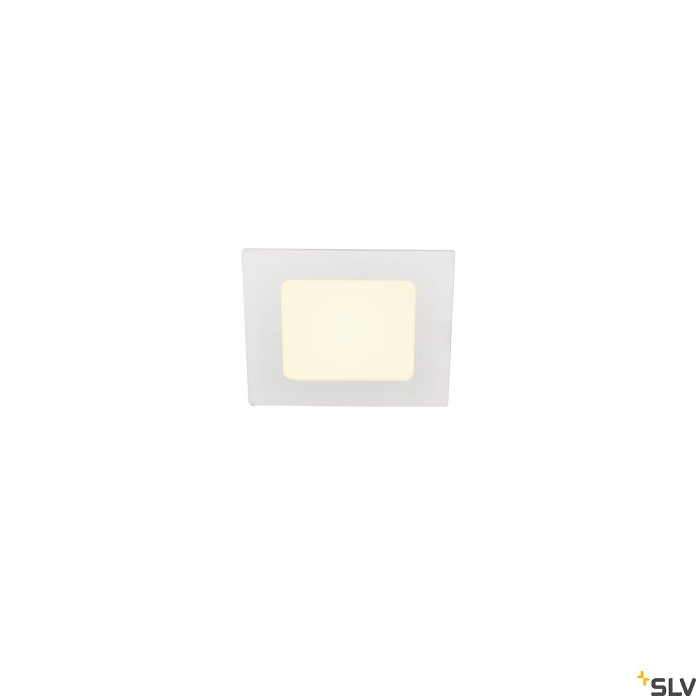 Senser 12 Plafón empotrable 3000K Blanco angular