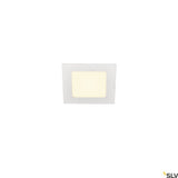 Senser 12 Plafón empotrable 3000K Blanco angular
