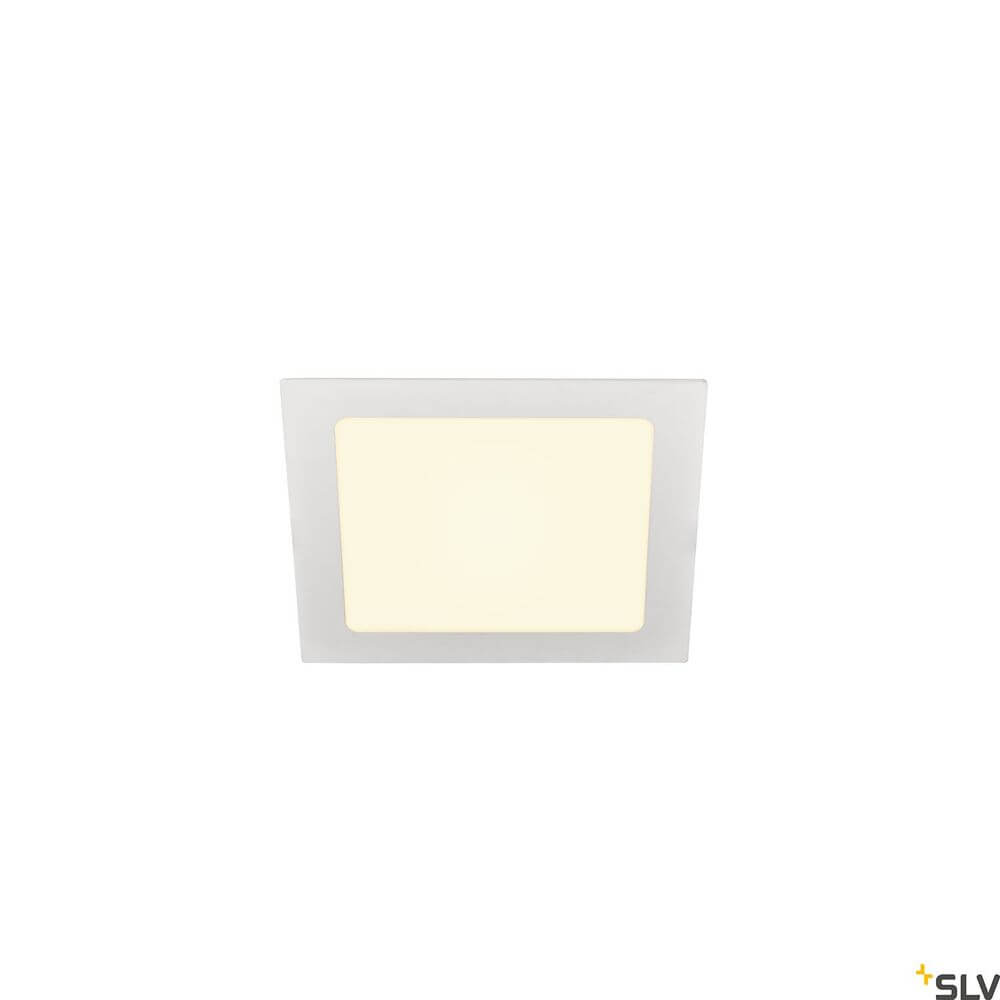 Senser 18 Einbau-Deckenlampe 3000K Eckig Weiß in elegantem Design mit warm weißem Licht.