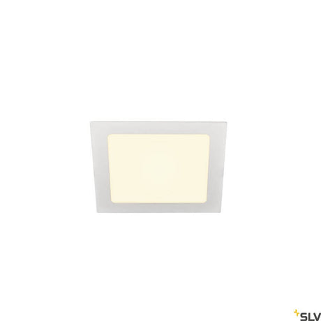 Senser 18 Einbau-Deckenlampe 3000K Eckig Weiß, quadratische LED-Deckeneinbauleuchte von SLV