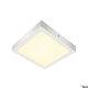 Senser 24 LED Deckenlampe 3000K Eckig Weiß auf einem weißen Hintergrund.