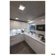 Senser LED Wand- & Deckenaufbauleuchte 4000K, eckige dimmbare LED-Deckenleuchte für moderne Küche