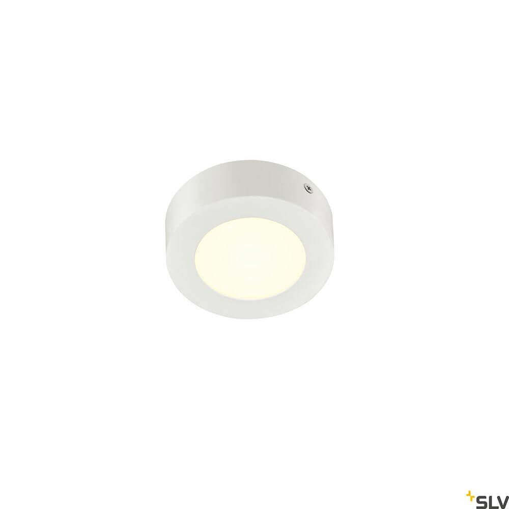 Senser LED Decken-/Wandaufbauleuchte in Weiß mit dimmbarem, nachhaltigem Licht.