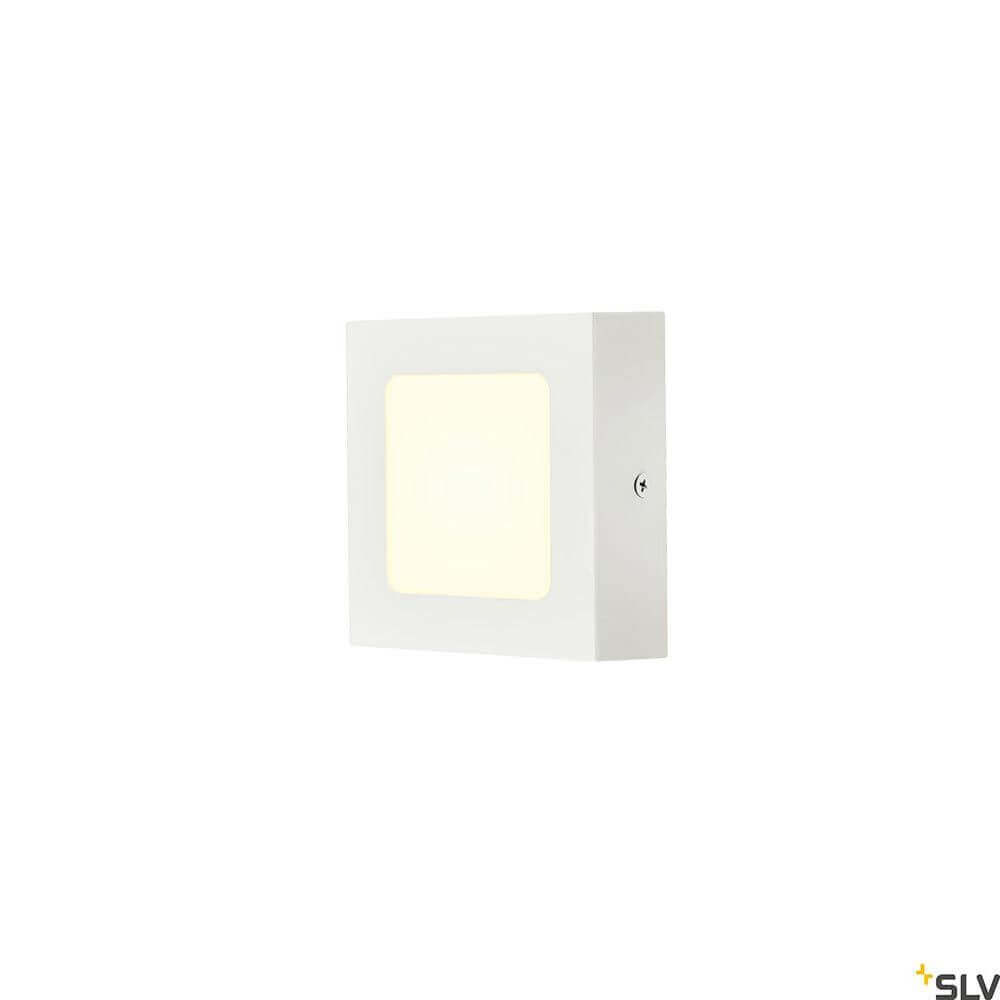 Dimmbarer SLV Senser LED Wand- und Deckenaufbauleuchte in Weiß für nachhaltiges Licht