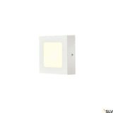 Dimmbarer SLV Senser LED Wand- und Deckenaufbauleuchte in Weiß für nachhaltiges Licht