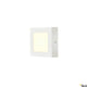 Senser LED Wand- & Deckenaufbauleuchte Weiß, quadratische weiße LED-Leuchte für Wand- und Deckenmontage.