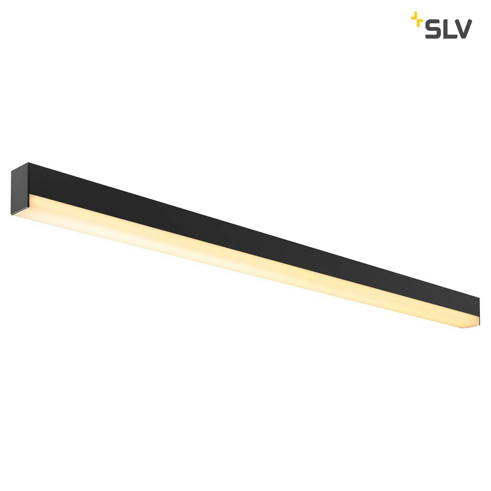SIGHT 115 schwarze LED-Wand- und Deckenleuchte mit zwei 7,5 Watt LEDs und Kippschalter für einfache Bedienung.