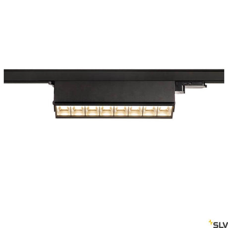 Sight Move LED Systemleuchte 3-Phasen schwarz, warmweiß 3000K für Stromschiene