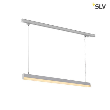 Sight Track LED silver grey incl. 3-phase adapter with track mounting and LED driver.