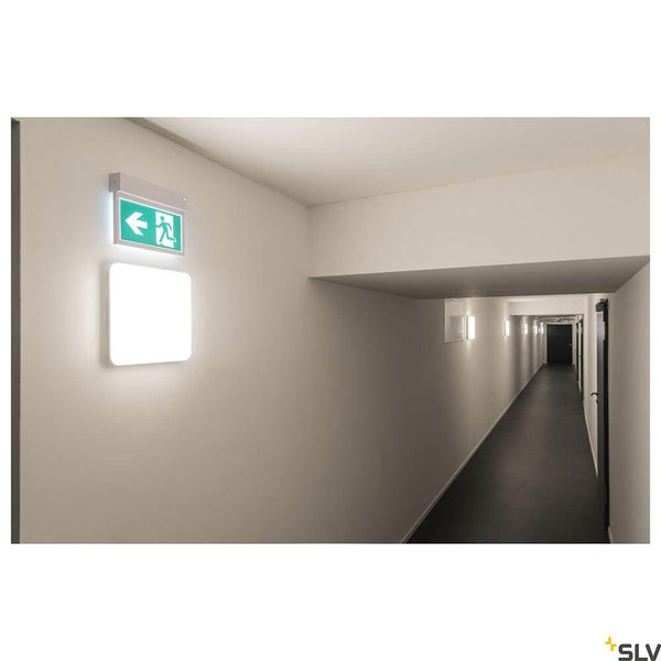 Sima Sensor LED Wand- & Deckenaufbauleuchte für Flurbeleuchtung, nachhaltige SLV LED-Leuchte aus PCR-Kunststoff