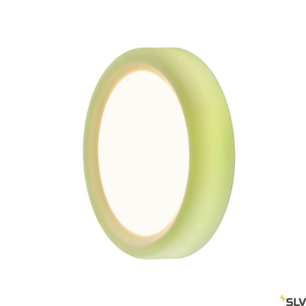 Valeto Malang Wand- & Deckenlampe RGBW 2700-6500K in rundem, grünem Design mit dimmbarem Licht.