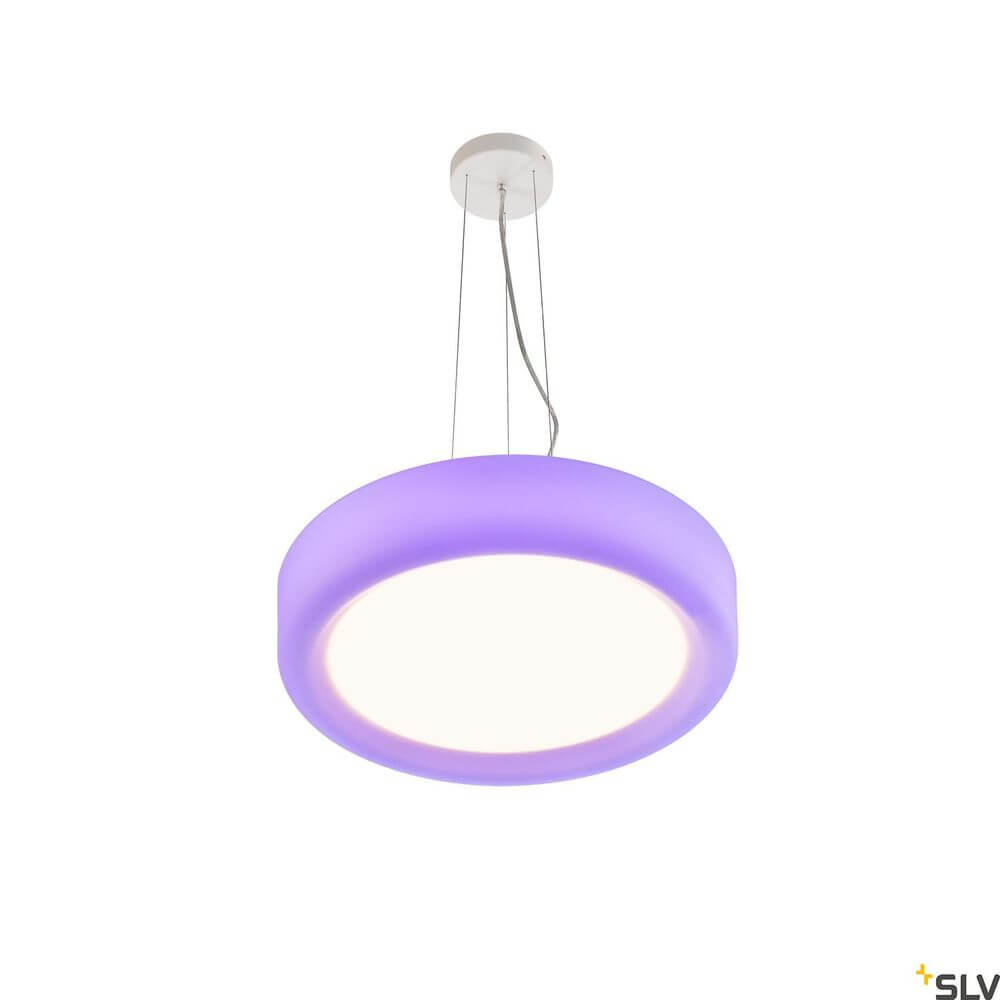 Valeto Malang Wand- & Deckenlampe RGBW 2700-6500K in lila mit modernem Design.