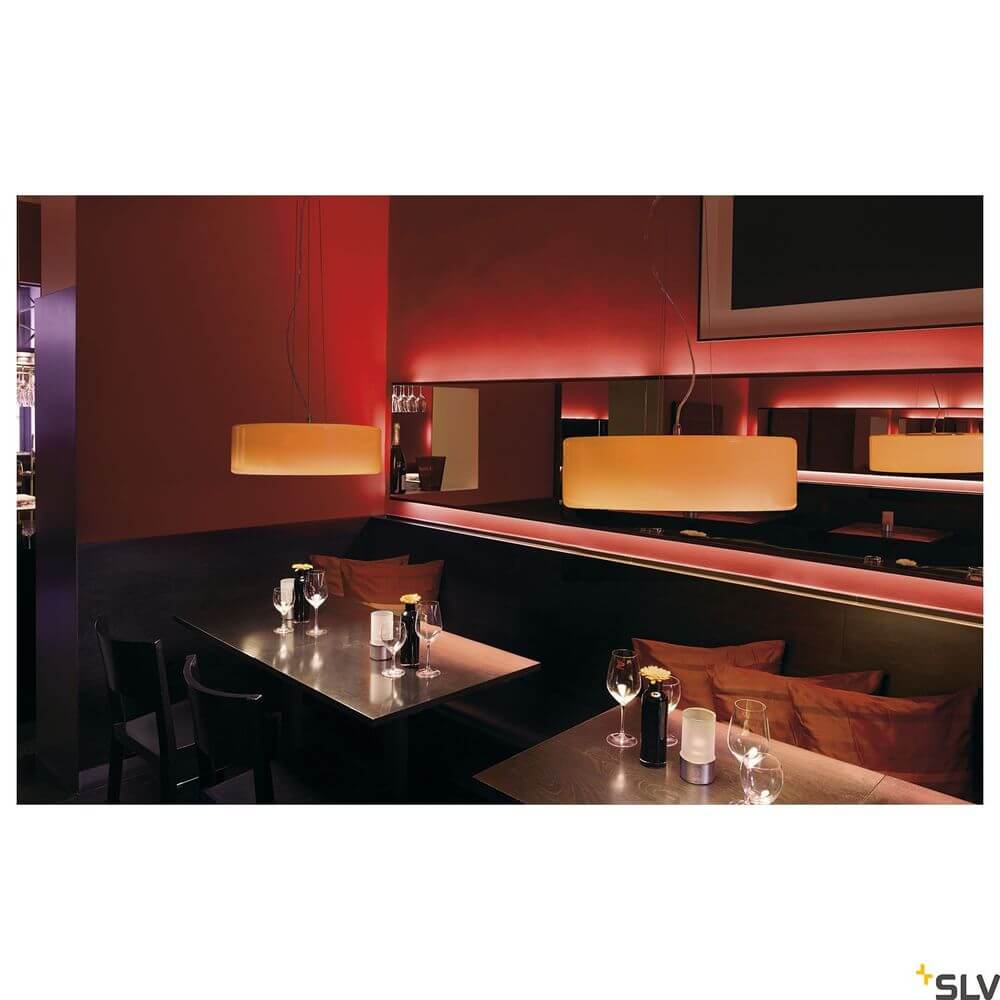 Valeto Malang Wand- & Deckenlampe RGBW 2700-6500K in stilvollem Restaurant-Ambiente