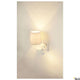 Somnila Flex LED Wandaufbauleuchte Weiß inkl. USB an Wand mit dezenter Beleuchtung.