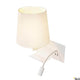 Somnila Flex LED Wandaufbauleuchte Weiß inkl. USB mit elegantem Design und integriertem USB-Anschluss.