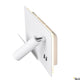 Somnila Spot LED Wandaufbauleuchte inkl. USB in elegantem Design, gefertigt aus weiß lackiertem Aluminium.