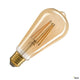 St58 E27 LED Leuchtmittel 7,5W 2700K Cri90 320° in klarer Glühbirnenform mit E27 Sockel.