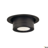Supros Move LED Deckeneinbauleuchte 230V von SLV in Schwarz, ideal für brillante und energieeffiziente Beleuchtung.