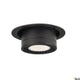 Supros Move LED Deckeneinbauleuchte 230V in Schwarz, ideal für moderne Innenbeleuchtung.