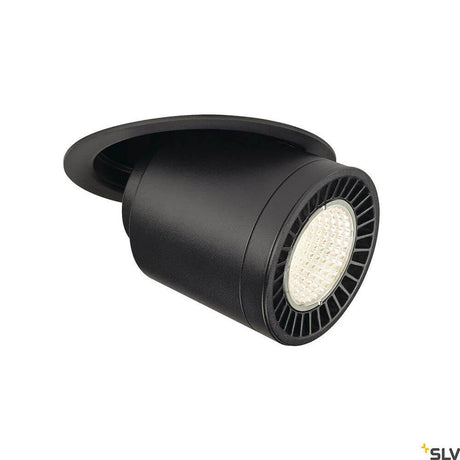Supros Move LED Deckeneinbauleuchte 230V in Schwarz, moderne LED Einbauleuchte mit hohem Lichtstrom für effiziente Beleuchtung