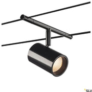 Tenseo Noblo 2700K Schwarz LED-Seilleuchte aus schwarz lackiertem Aluminium für SLV TENSEO Niedervolt-Seilsystem